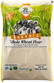 ▶$1 Shop Coupon◀  Organic Whole Wheat Flour (Atta) - 10 Lbs