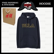 (3.3) HM Ucla Navy Hoodie FREE PAPER BAG Full TAG Crewneck Jacket Sweater Men Women Girls Unisex