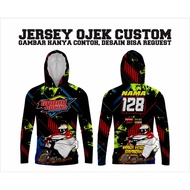 CMSS-A203  kaos jersey ojek padi / ojek gabah / taksi gabah full printing desain bebas custom