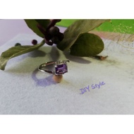 Amethyst Amethyst Princess Party Design Ring Amethyst Ring Cincin Batu Amethyst