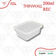 Thinwall Square 200ml, 250ml, 300ml/Food Box/Food Box/Food Container