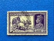 印度郵票  Dak Bullock Cart郵票 1937年