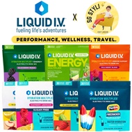 💯 Liquid IV I.V. Hydration Multiplier Electrolyte Drink Lemon Peach 30 Packs *2-3 Days Delivery*