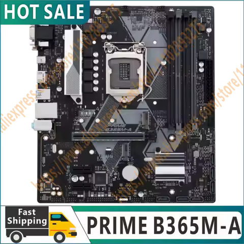 100% tested original PRIME B365M-A Motherboard DDR4 HDMI DVI VGA M.2 LGA 1151 Socket Micro ATX