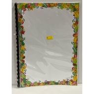 Buku folio & Cover & Binding Comb  (20pcs kertas warna/kertas putih)