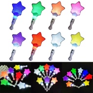 Searchdd Set of 5 Flashing Wands Heart Star Shape Light Up Wand Sticks Colors Change LED Glow Stick 