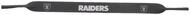 NFL Oakland Raiders Neoprene Sunglass Strap, Black