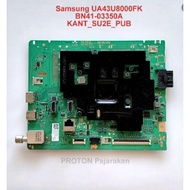 MESIN Samsung UA43U8000 UA43U8000FK UA43U8000FKXXD Smart LCD LED TV Mainboard BN41-03350A BN96-61967