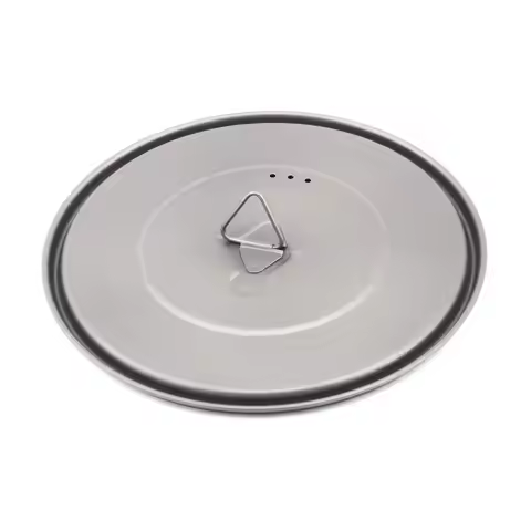 TOAKS Universal Titanium Cup Lid Titanium Camping Pot Lid Mug Lid Titanium Lid for Cup Mug Pot Kettl