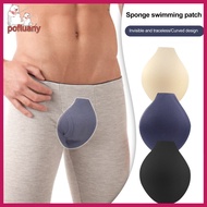 (pofluany)  Men's Underwear Cup Enlarge Pad 3D Bulge Enhancing Cup Front Enlarge Sponge Pad for Swim