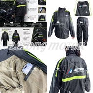 ARUMI WATERPROOF SET RAIN COAT RAIN PANTS BAJU HUJAN RAIN SHIRT HIGH QUALITY