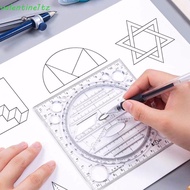 YOGIC Multifunctional Drawing Ruler Arc Shape Construction Scale Children Measuring Ruler Multipurpo