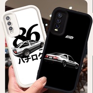 Case for VIVO Y20 Y12s Y11s Y20s Y20i S1 Pro Silicone Case H-43 INITIAL D AE86