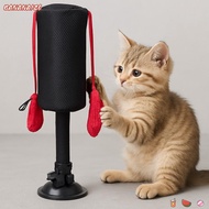 BANANA1Z6 Interactive Cat Toy, Spring Style Swing Cat Training & Play System Cat Punching Bag Toy, D