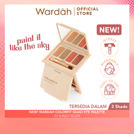 WARDAH Colorfit Quad Eye Palette - Eyeshadow 4 in 1 Pigmented Blendable Mudah Digunakan - Makeup