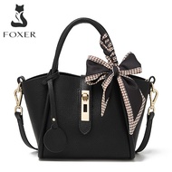 FOXER Women Leather Crossbody Bag กระเป๋าสะพายสไตล์เกาหลี