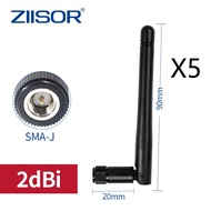 ZIISOR 5pcs 170MHz/High Gain Rubber Stick Antenna, Suitable for 170MHz Frequency Band Mobile Termina