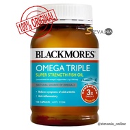 Blackmores Omega Triple Concentrated Fish Oil 150 Caps 100% Original