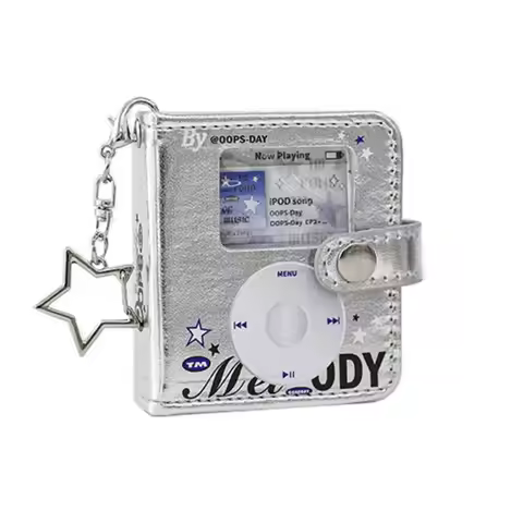 2 Inch Mini Photo Album Soft Leather Mini Photocard Holder Photo Card Binder Kpop Idol Binder Star C