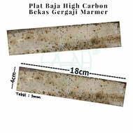 Plat Baja Patah High Carbon Bekas Gergaji Marmer bahan sabit pisau