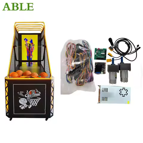 shooting master LCD basketball machine kit with motherboard photoeye for coin-operated game machine 