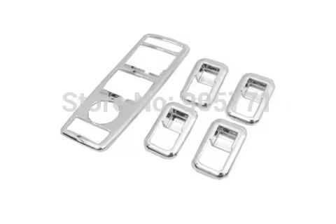 High Quality Chrome Side Window Panel Master Switch Decorate Trim Styling for Mercedes Benz W204 C C