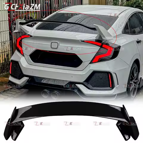 For 2016-2020 Honda 10th Generation Civic FC1 FC7 Sedan Upgrade TYPE-R Style Spoiler ASB Material Tr