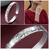 [Fengxiang] Casual Fashion Sterling Silver Bracelet Pixiu Bracelet Sterling Silver Bracelet Sterling