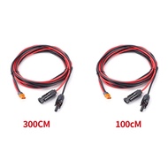 Solar Charge Cable XT60I-F Adapter 12AWG Cable Connector Extension Wire for Solar Panel Generator Po