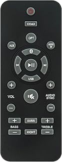 996580004176 Replace Remote Control fit for Philips Soundbar Speaker HTL1177B/F7 HTL1177B HTL1190B/12 HTL1190B HTL1190B/96 HTL1170BF7 HTL1170B/F7
