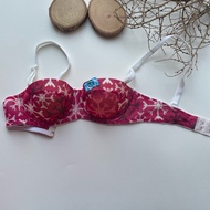 (J36) Jintana Bra With Underwire Thin Foam Removable Shoulder Strap B32/70=2