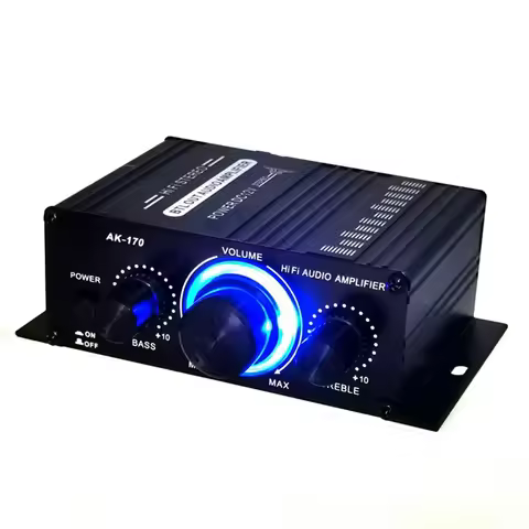 CJSD-Power Amplifier Fm Radio Mini Amplifier 400W Hifi Mini Hifi Audio Power Amplifier Audio Amplifi