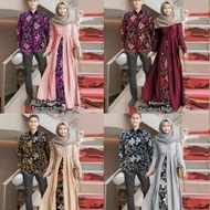 Baju Couple Muslim Batik Pasangan Cp Sarwendah Jumbo Xl