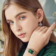 SUNKTA Watch Women Watches top brand luxury fashion rectangular small green watch ladies ultra-thin waterproof Quartz Wristwatch