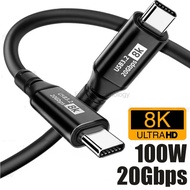 LKYBD USB C to C Cable 8K@60Hz Video, 100W PD 20Gbps Data USB 3.2 Gen 2 Fast Charge Video Monitor Co