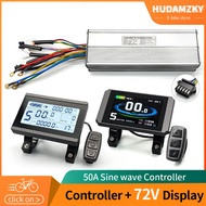KUNTENG Electric Bicycle Controller Voltage 60V 72V 90V 50A 1500W with LCD3 72V for Ebike Conversion