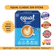 EQUAL STEVIA!!! EQUAL STEVIA!! EQUAL STEVIA SACHET 100'S [ EXP : 1/2024 ]