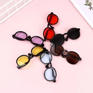 For Blythe Miniature Round Frame Doll Glasses Clear Lens Eyeglasses Toys Eyewear Doll Sunglasses