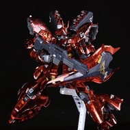 High Quality Model 29B Electroplating Transparent Color RG Sazabi Assembly Model Robot Figure High Q