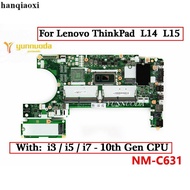 Thinkpad 联想 L14 Gen 1 L15 Gen 1主板 NM-C631 NM-C632