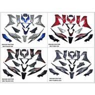 DOCTOR HONDA RSX RS-X 150 BODY COVERSET BATMAN PURBA SERIES STICKER TANAM CLEAR