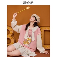 B.Duck 2025 Winter Thick Sweatshirt - Yellow Duck Design