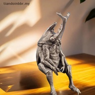 Tiandoinbbr Antique Brass Realistic Beetle Sculpture Dual Horned Beetle Figurine With Intricate Deta