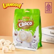 [HALAL] Lianggui CRIP CHOCO BURSTLURRY COCONUT CRISPY &amp; SWEET WAFER Round Chocolate Coated With COCONUT Flavor | Coconut Ice Cones Wafer Oatmeal Crispy Taste Original &amp; Chocolate Flavor Cones Chocolates Flavor Wafer Roll Ice Cream