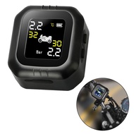 SUITU เครื่องวัดความดันลมยางแรงดันยาง TMPS รถจักรยานยนต์ใช้งานง่ายมี LCD