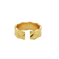 Denni Rana Engraved Pattern Open Ring