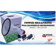 Rechargeable Megaphone Loud Hailer with Siren + USB & Record Function Pembesar Suara