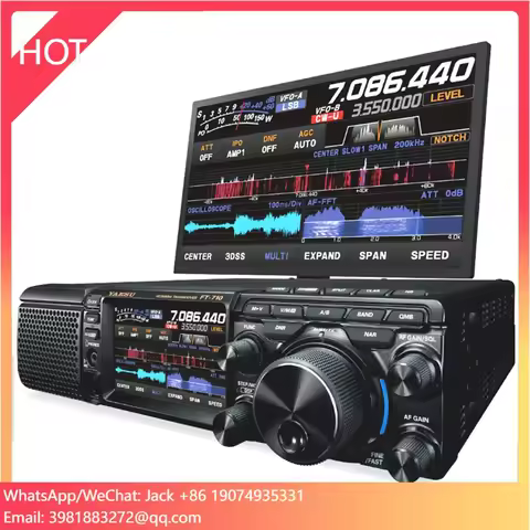 Yaesu FT-710 100W HF 50MHz CW AM FM Band AESS Shortwave Radio Compact HF SDR Amateur Transceiver Wal