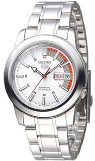 [Powermatic] SEIKO SNKK25K1 SEIKO 5 Military AUTOMATIC 21 Jewels Analog Date Silver Tone Stainless Steel Case Bracelet Band WATER RESISTANCE CLASSIC UNISEX WATCH