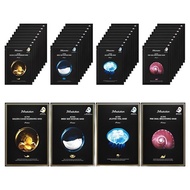 JMsolution Active Solution Mask Pack Set 40 Sheets Golden Caviar 10P + Bird's Nest 10P + Pink Snail 